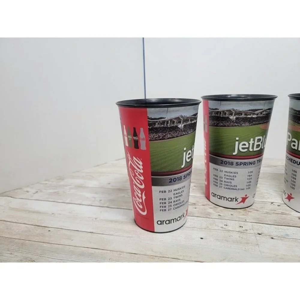 Boston Red Sox‎ Jet Blue Park 2018 Cups Set of 4 Souvenir